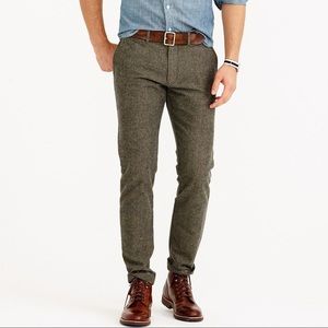 euc j.crew men’s gray 484 slim stretch twill pant👖